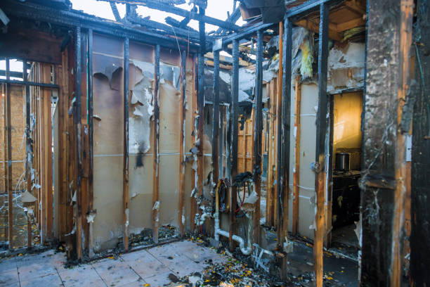 Professional Fire Damage Assessment technician working in Fairfield Plantation, GA